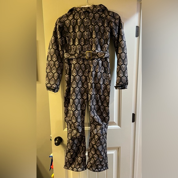 EUC Joyfolie Ava Ski Suit in block print, girls size 12 - Picture 2 of 3